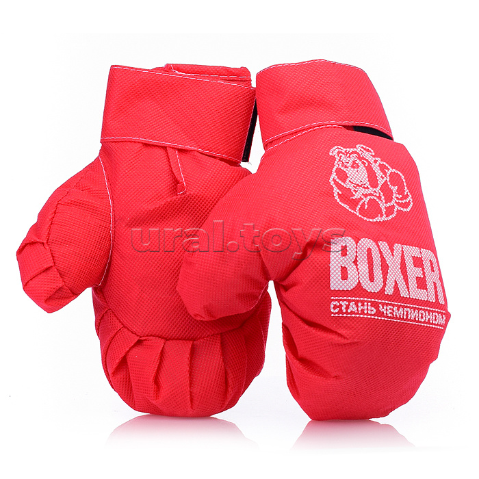 Детские игровые боксерские перчатки (2 шт.) ткань в сетке