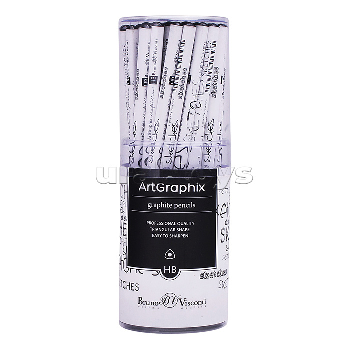 Карандаш чернографитовый "ArtGraphix. Sketches" НВ (пластиковый корпус)