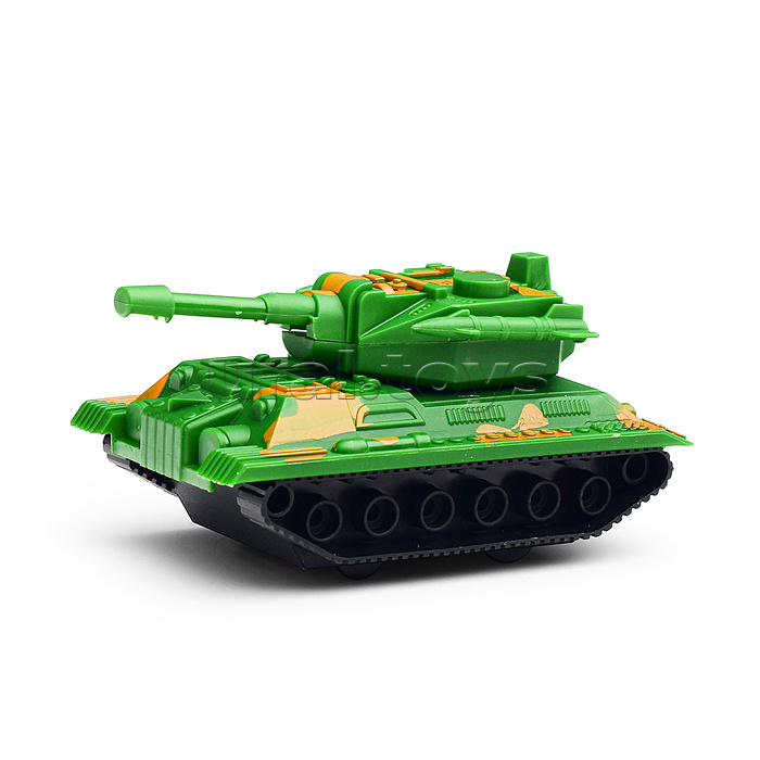 Автовоз "Военный" с танком, в пакете