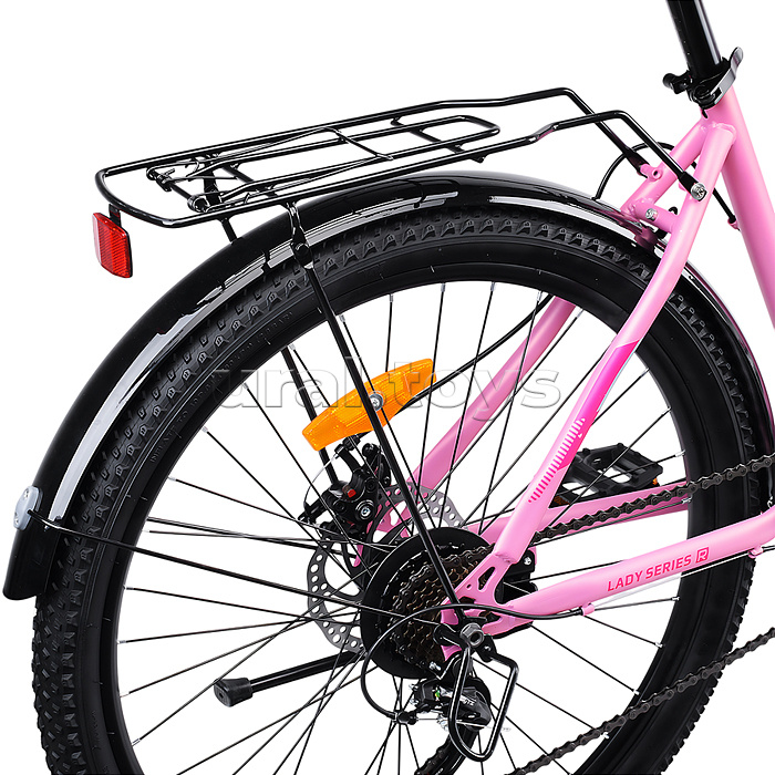Велосипед 26" Rocket lady Steel 26, цвет розовый, размер 17"