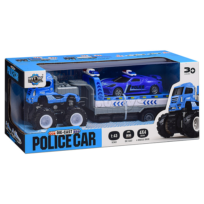 Машина "Полицейский спасатель" в коробке