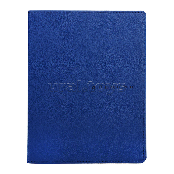 Дневник 1-11 кл. "School style. Blue" универсальный блок, 48 листов, белая бумага 80 г/м², печать в 1 краску, мягкая съемная обложка из искусственной кожи, термо тиснение, отстрочка, 1 ляссе
