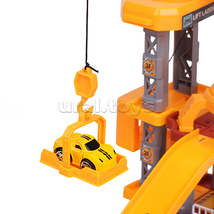 Парковка "Приключения на стройке" (125 предметов) в коробке