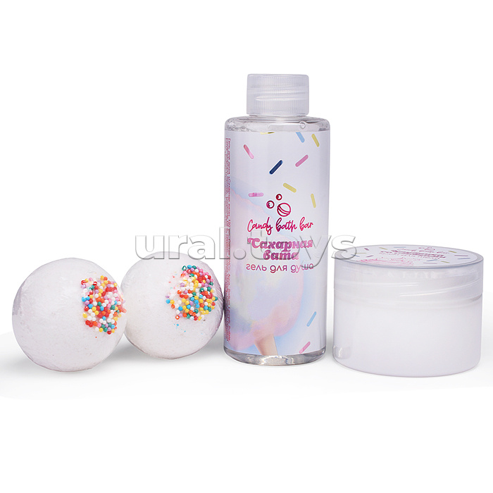 Набор "Candy bath bar" 370г Сахарные облака Набор "Candy bath bar" 370г Сахарные облака