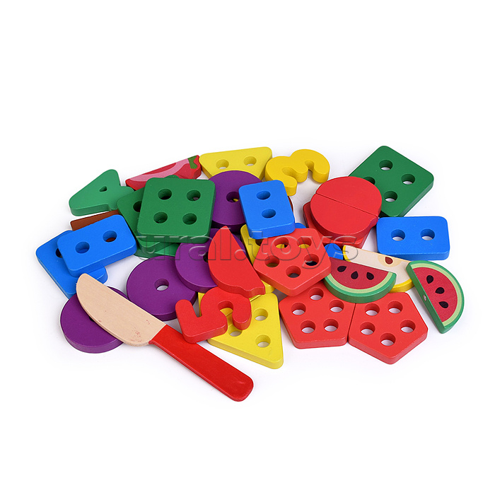 Игра развивающая "Веселая рыбалка- Кубики, цыфирки,фруктики"