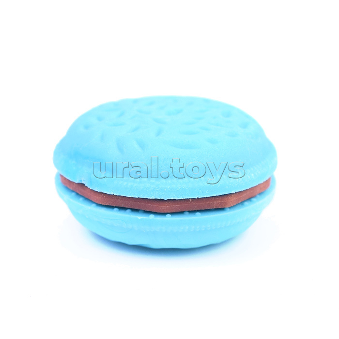 Ластик (синтетический каучук) "Макарон" 28*28*13 мм в дисплее Ластик (синтетический каучук) "Макарон" 28*28*13 мм в дисплее