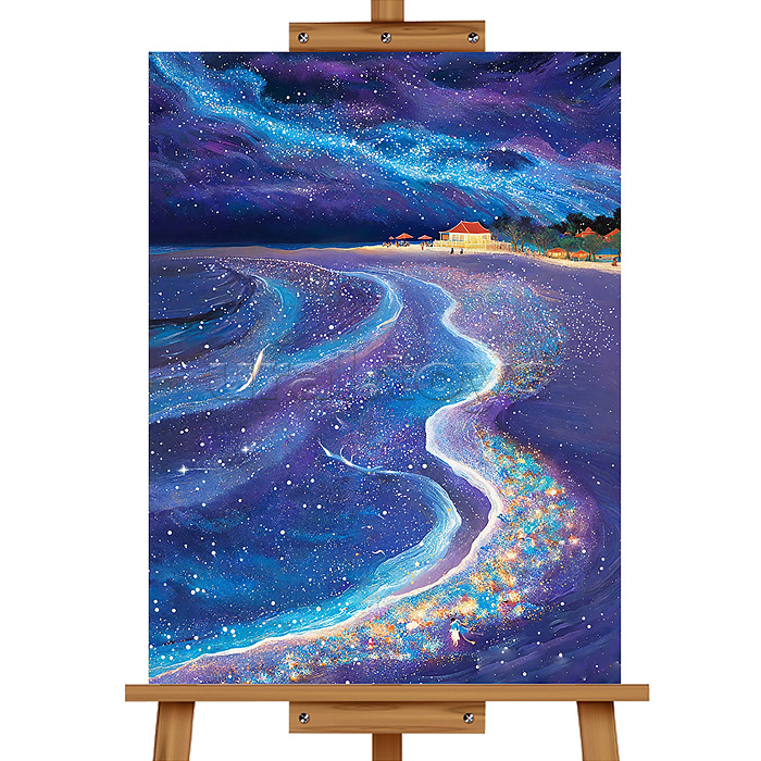 Мозаика алмазная "Северное сияние" 30*40см