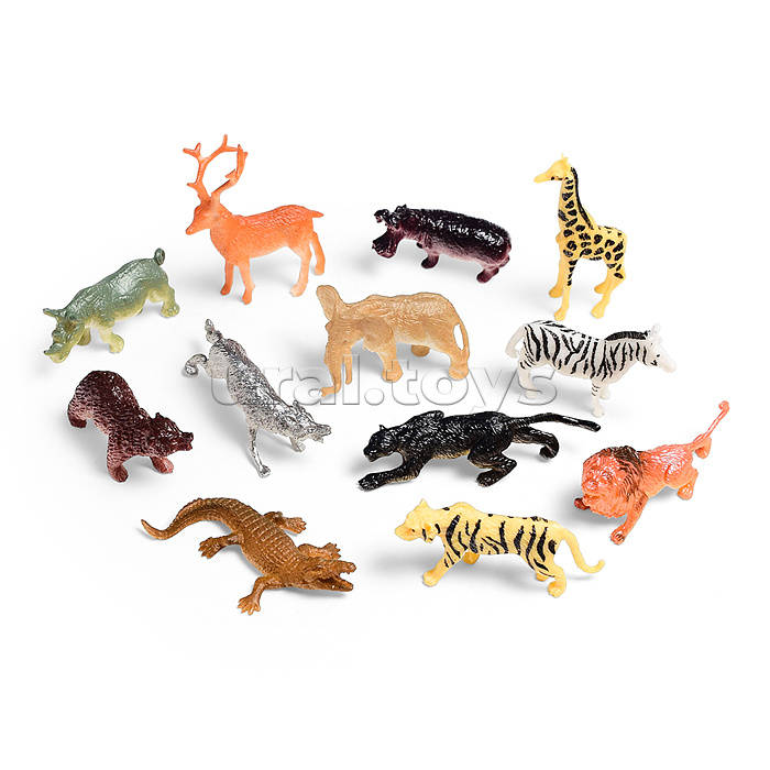 Набор животных "Дикие животные-2" (в ассортименте) в пакете