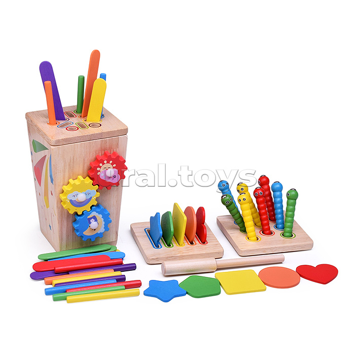 Игра развивающая "Коробочка с шестеренками"