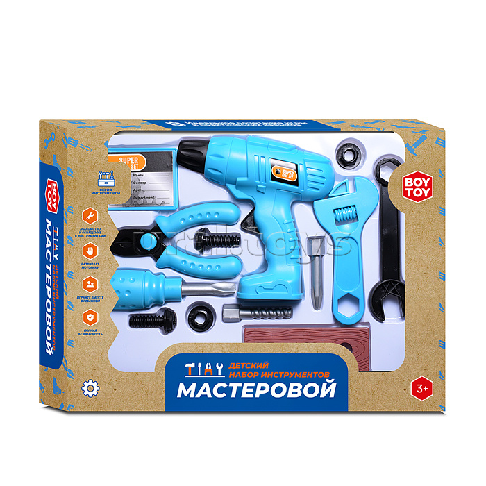 Набор инструментов "Мастеровой" в коробке Набор инструментов "Мастеровой" в коробке