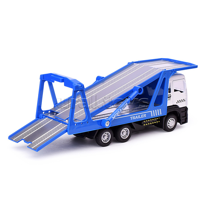 Автовоз с импортной машиной, в коробке