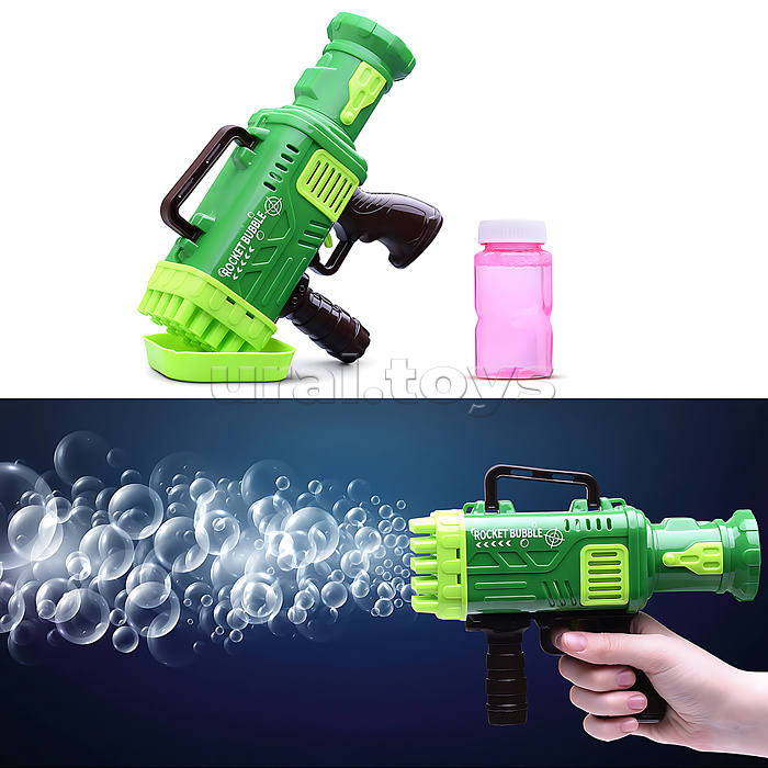 Бластер для мыльных пузырей (25 стволов) в коробке
