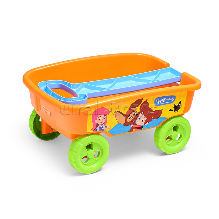 Тележка с ручкой "Простоквашино" в сетке