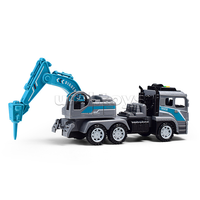 Машина "СтройЛидер" (свет, звук) в коробке