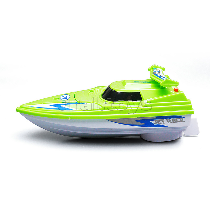 Лодка "Искра" на батарейках, в коробке