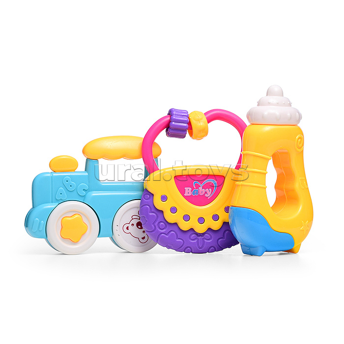 Набор погремушек "Яркие впечатления" в пакете