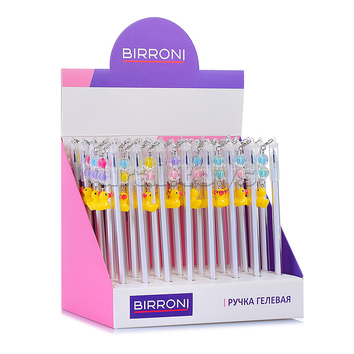 Ручка гелевая с подвесом "Уточка"