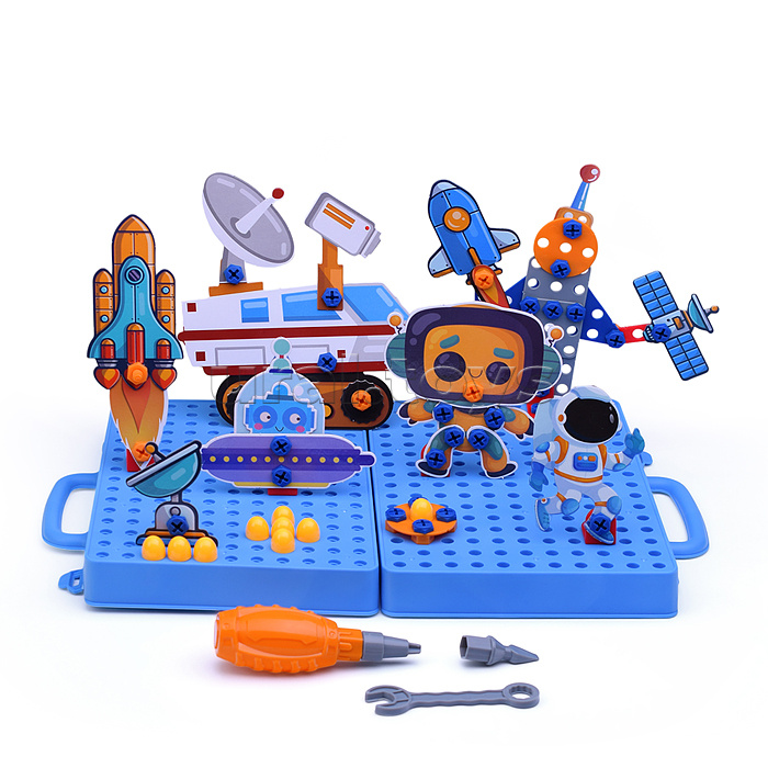 Доска для рисования 5 в 1 "Космические приключения" в коробке