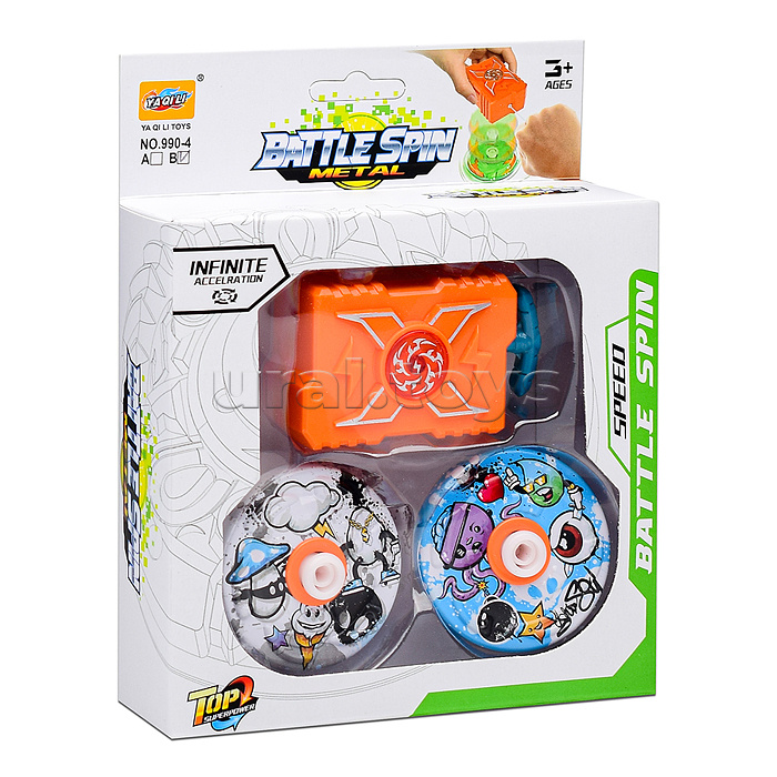 Запускалка "Battle spin" в коробке Запускалка "Battle spin" в коробке