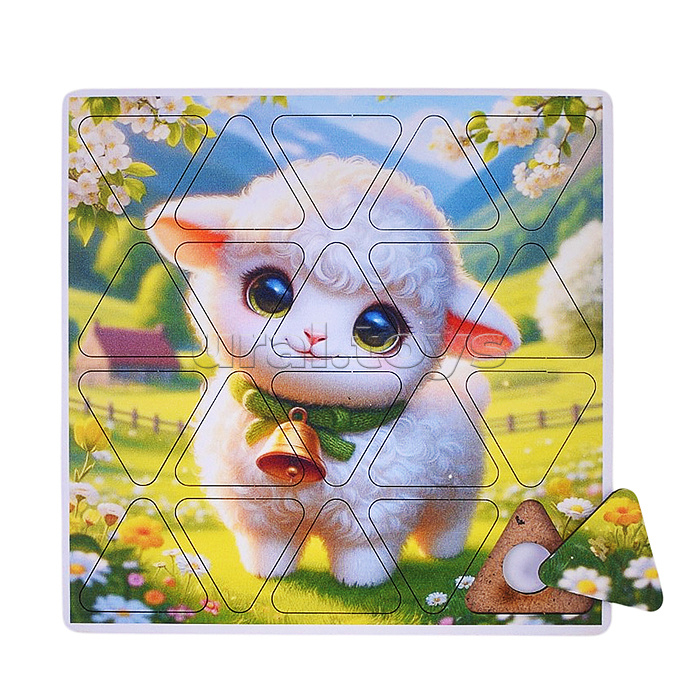 Головоломка Вкладыш "Козленок с ромашкой"