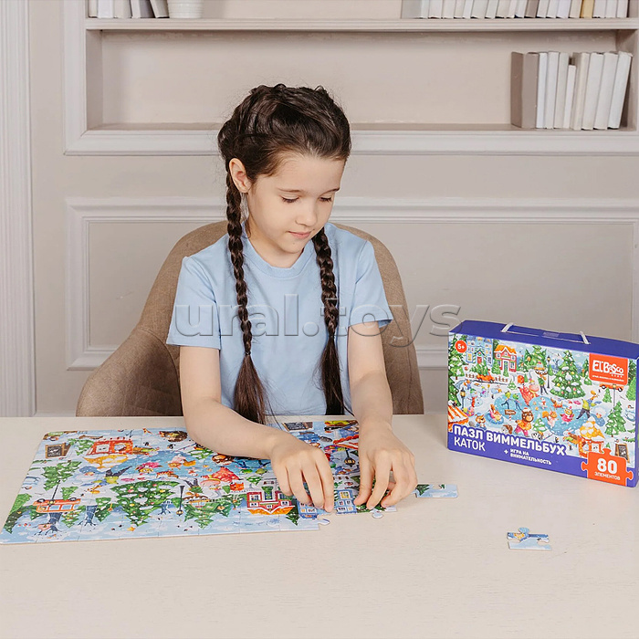 Пазл 80 "Каток" Виммельбух