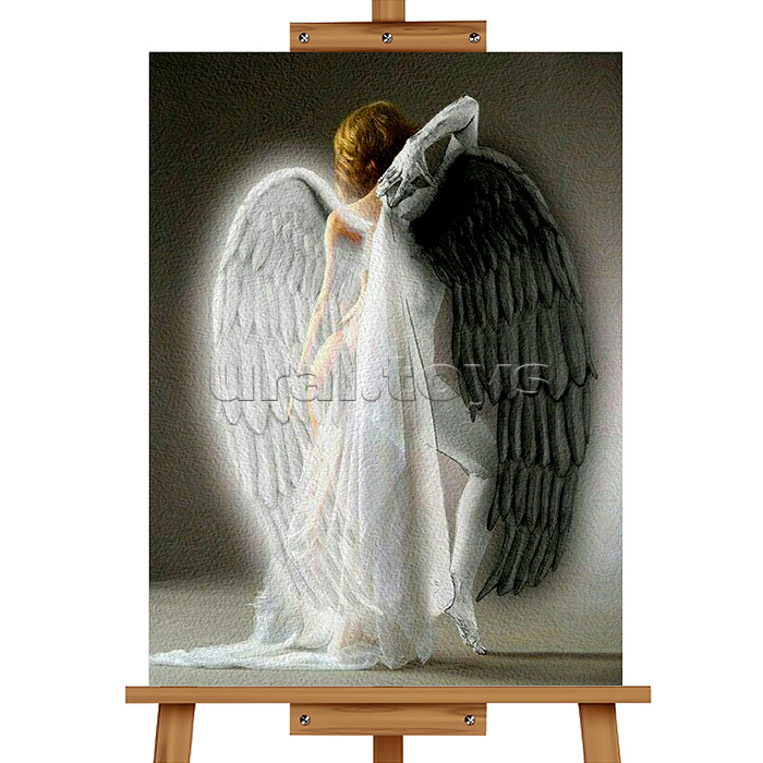 Набор для рисования "Картина по номерам 50х40 см. Чёрно-белое"