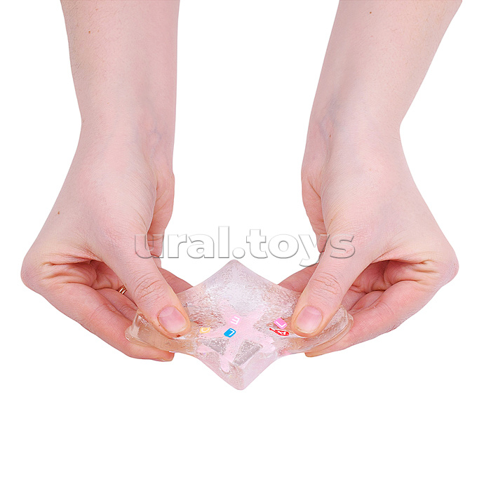 Игрушка - антистресс "Льдинка с морской звездой"