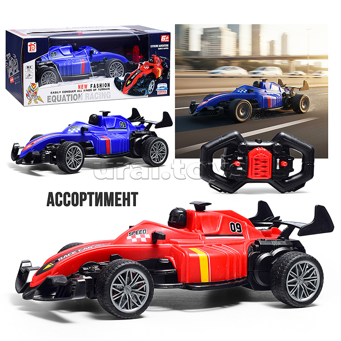 Машина "Гоночный болид" р/у, 27 MHz (свет, звук, USB) в коробке