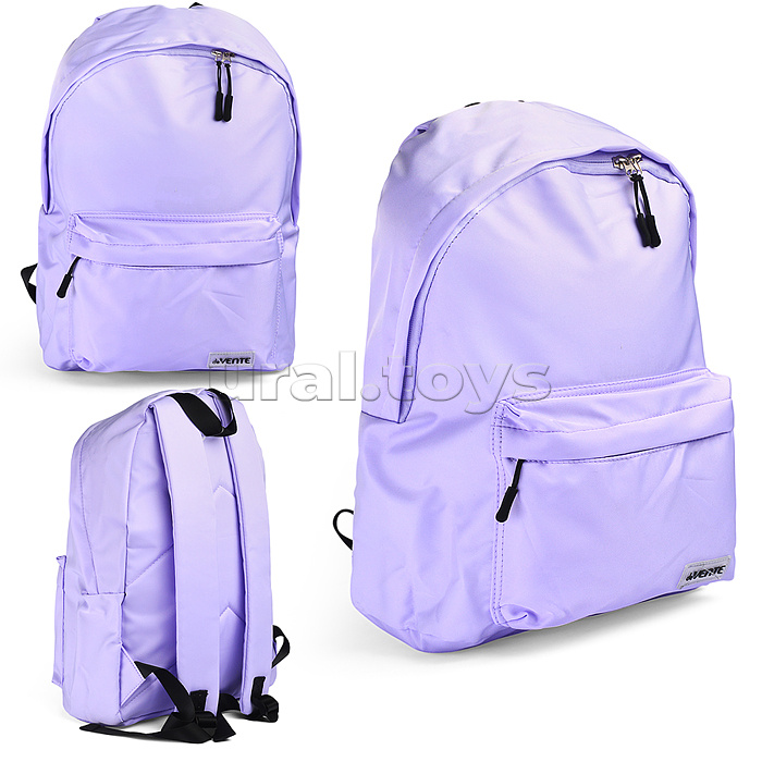 Рюкзак "Color Balance" подростковый 40x29x17 см (14 л) 250 г, нейлон, подклад, 1 отделение на молнии, 1 передний карман, аппликация из каучука, сиреневый Рюкзак "Color Balance" подростковый 40x29x17 см (14 л) 250 г, нейлон, подклад, 1 отделение на молнии, 1 передний карман, аппликация из каучука, сиреневый