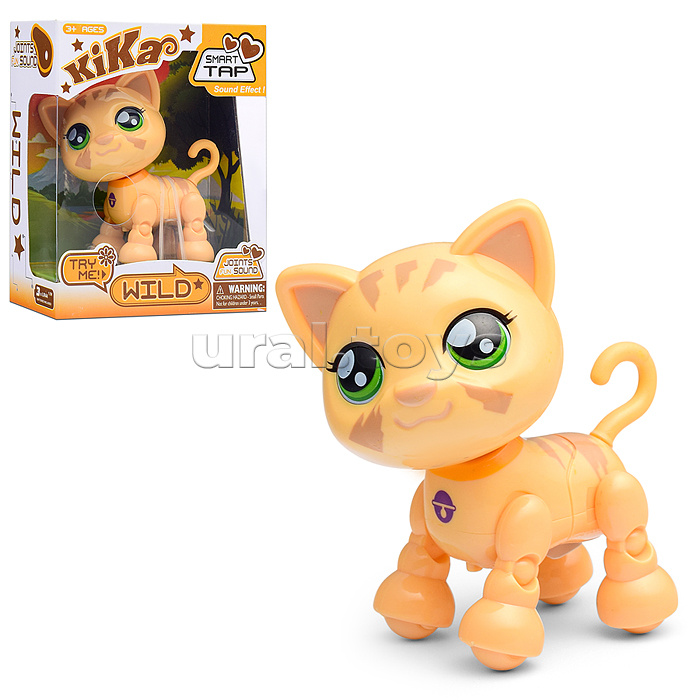 Кошка "Wild" на батарейках, в коробке