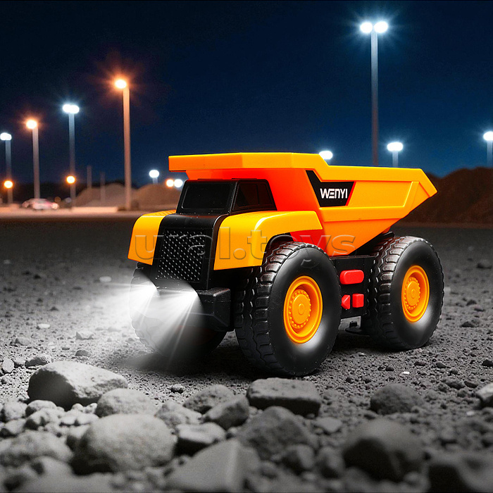 Набор машин "Стройка" 1:32 (свет, звук) в коробке