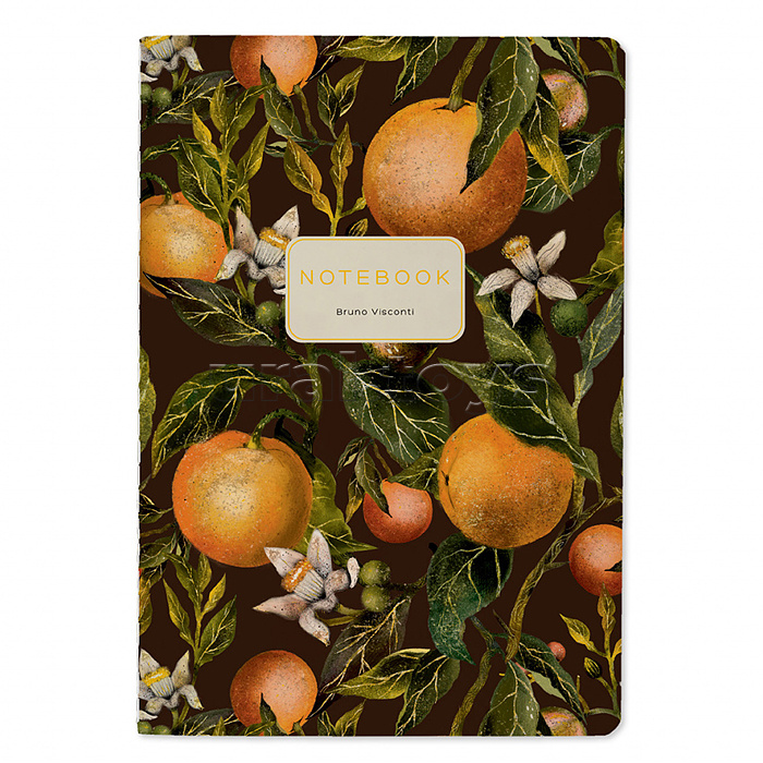 Тетрадь 40л. клетка "Flora. Paradise. Oranges" А5