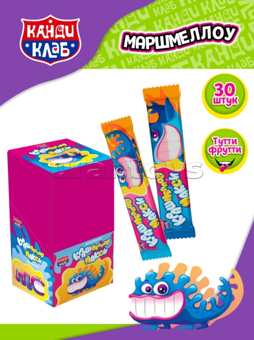 Маршмеллоу "Крашмеллоу макси" вкус тутти-фрутти, 20г*30шт