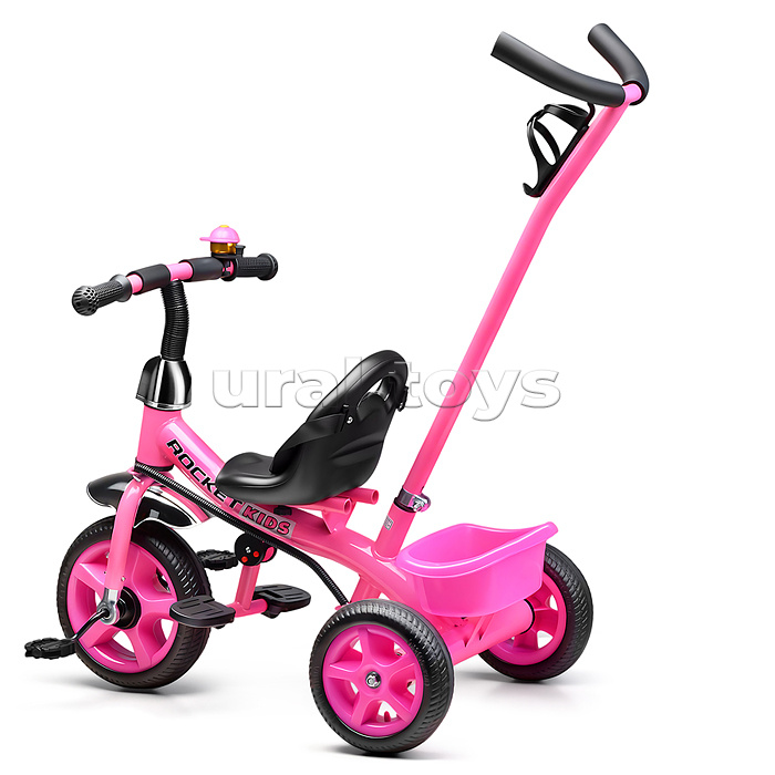 Велосипед 3-х колесный, розовый