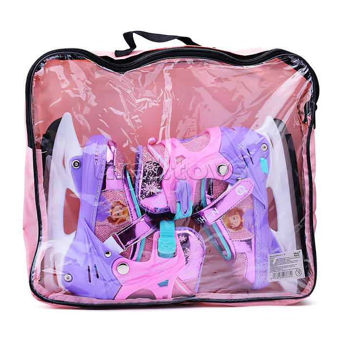 Коньки детские размер M, фиолетовый