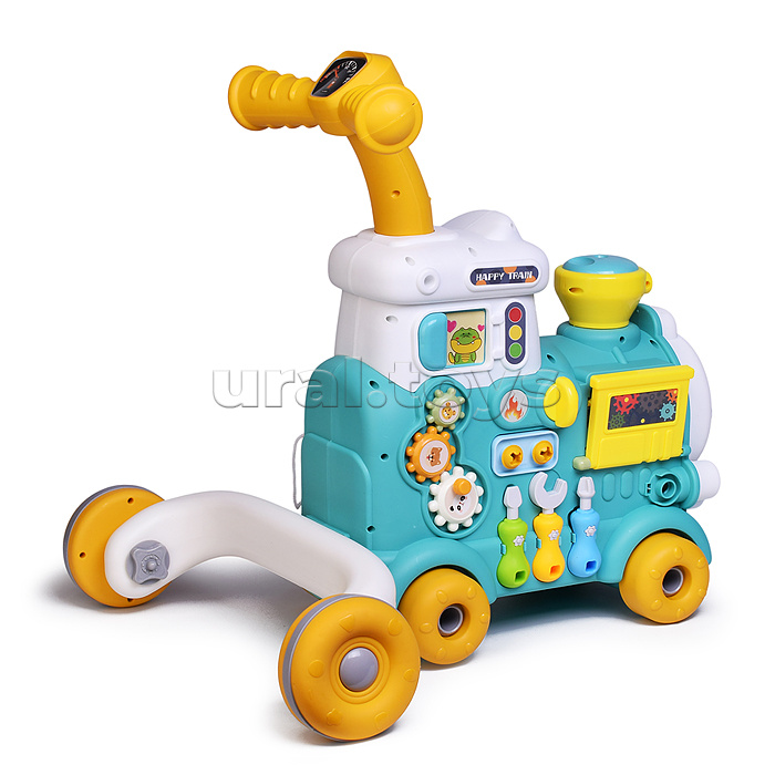 Игровой центр-Каталка "Маленький поезд №2" со спреем, в коробке