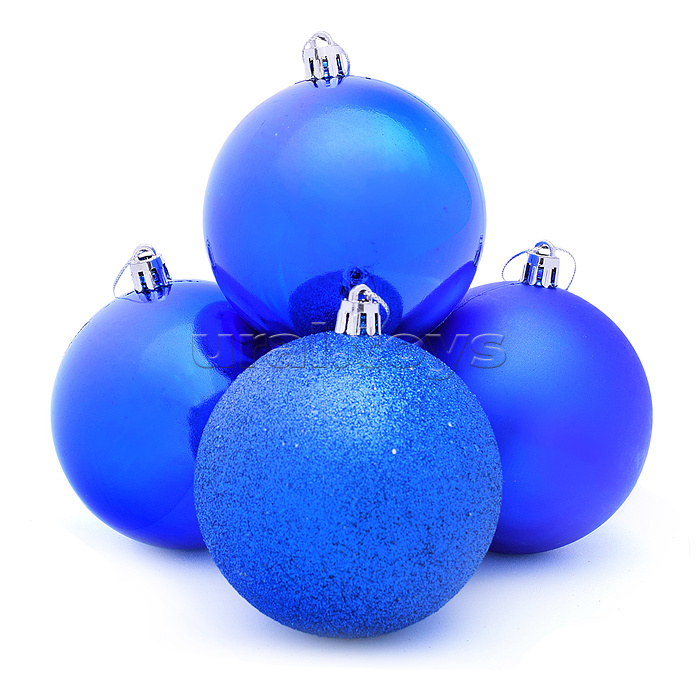 Набор шаров "Новогодняя ночь" (8см) в пакете