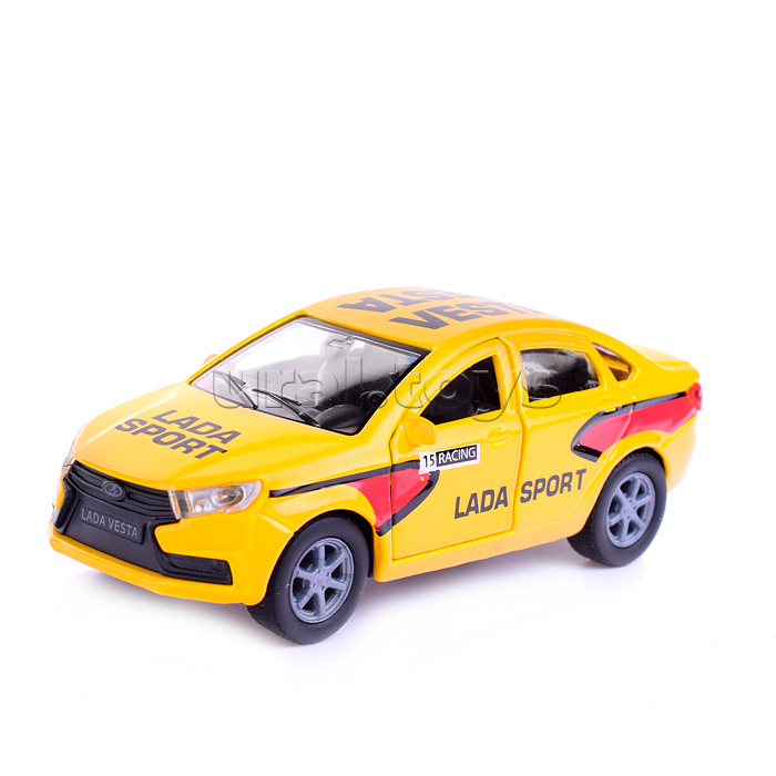 Машина LADA VESTA SPORT 12см, в коробке