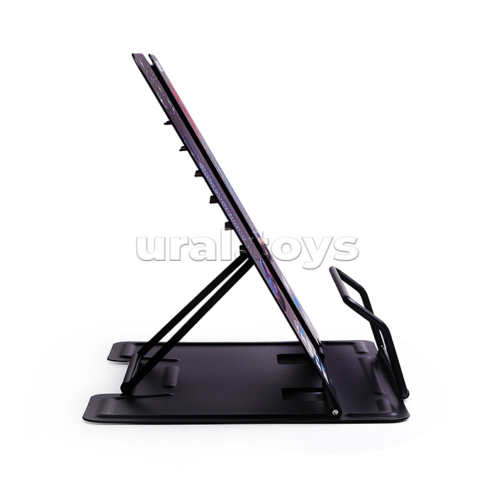 Подставка для учебников и книг "Fast Or Last" 20x19 см, металлическая окрашенная, вес 430 г, с противоскользящими ножками, с полноцветным рисунком, в пластиковом пакете с европодвесом