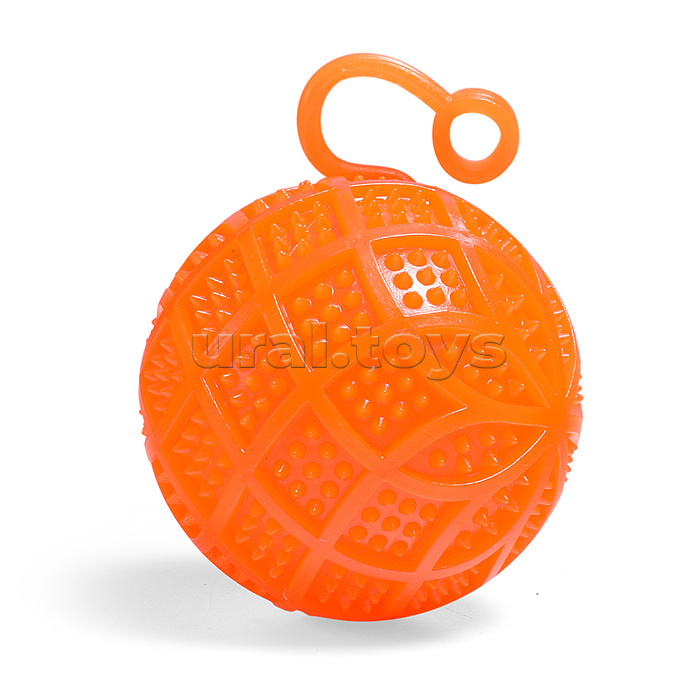 Игрушка-пищалка "Узорный круглик" (7,5 см) в коробке