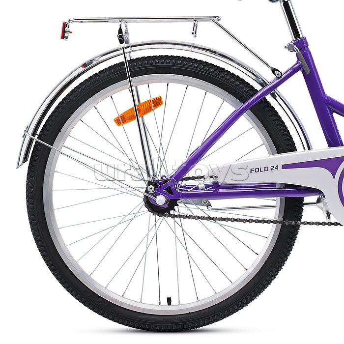 Велосипед 24" Rocket City Fold 24, цвет фиолетовый, размер 16"