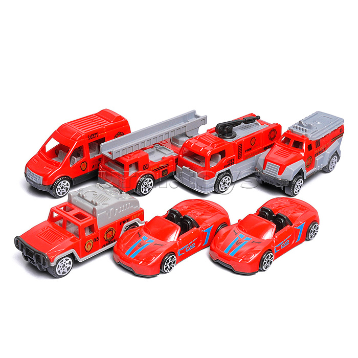 Машина "Пожарная команда" в коробке