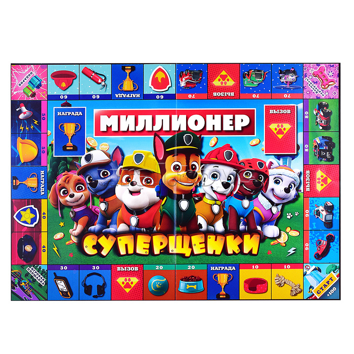 Настольная бизнес-игра "Суперщенки. Миллионер" Настольная бизнес-игра "Суперщенки. Миллионер"