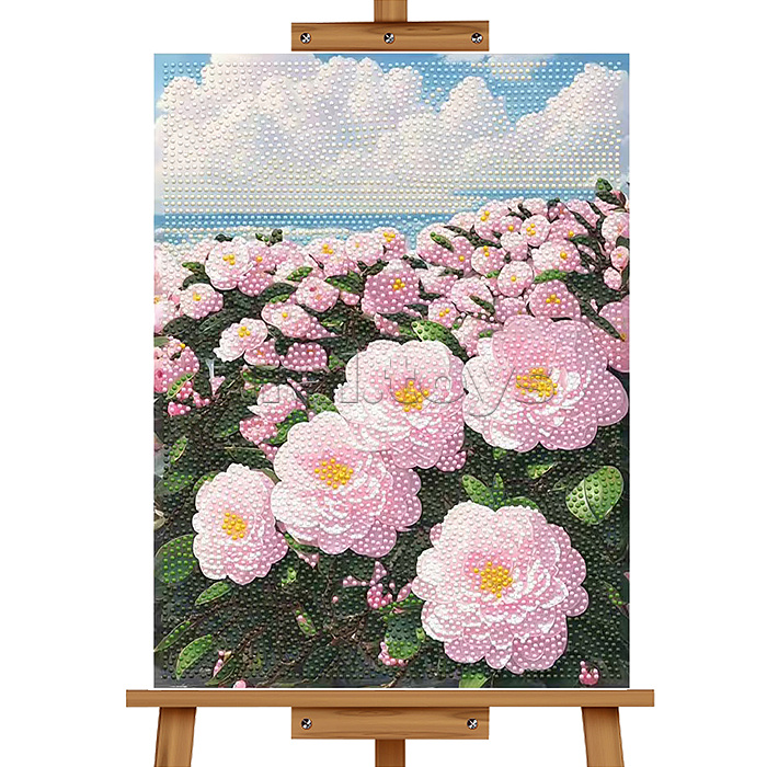 Мозаика алмазная "Поле цветов" 30*40 см.