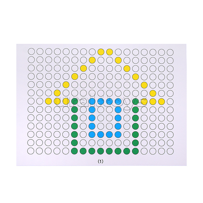 Доска для рисования "Зайчишка" в коробке (синий)