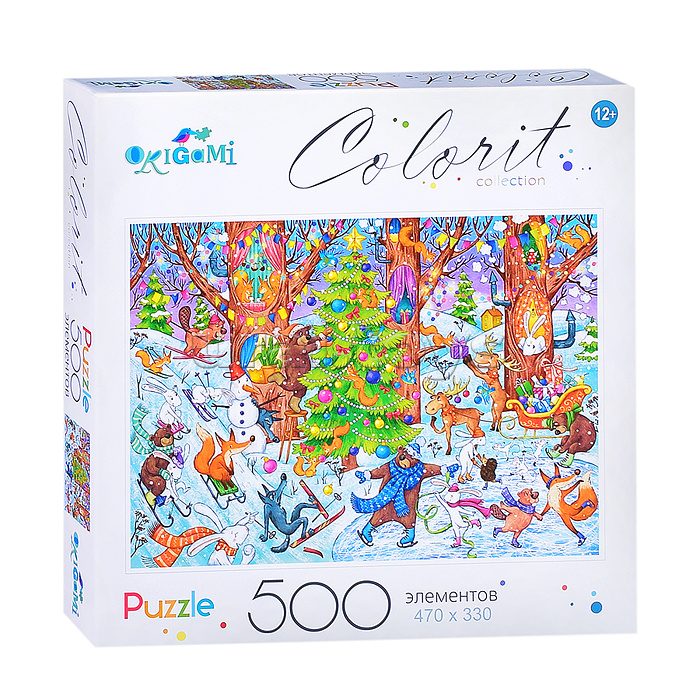 Пазл 500 "Праздник к нам приходит " Colorit Collection.