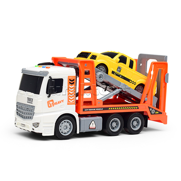 Машина "Car carrier" на батарейках, 1:14 (свет, звук) в коробке