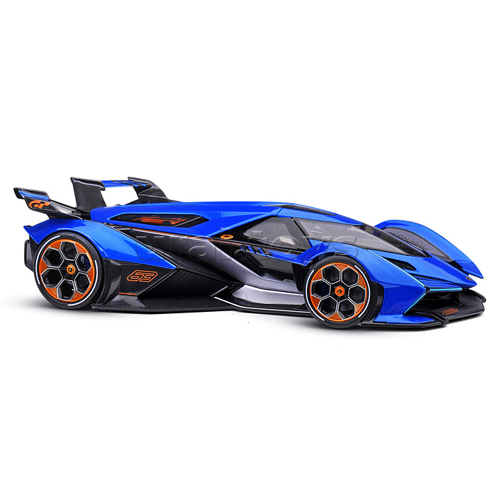Машинка die-cast Lamborghini V12 Vision Gran Turismo, 1:18, синяя