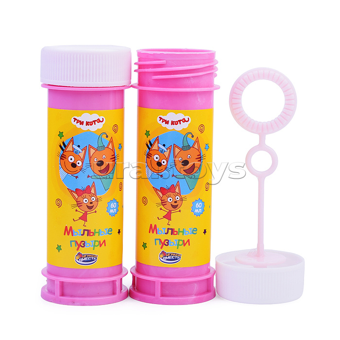 Мыльные пузыри "Три Кота" 60мл, 23*23*11см., дисп.