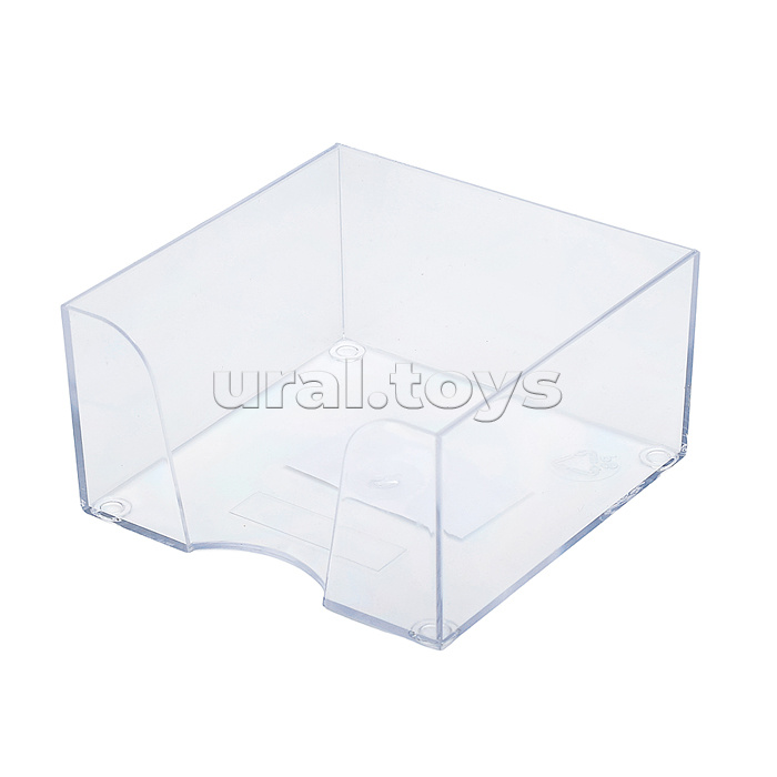 Пластиковый бокс для бумажного блока "Attomex" 9x9x5 см, прозрачный Пластиковый бокс для бумажного блока "Attomex" 9x9x5 см, прозрачный